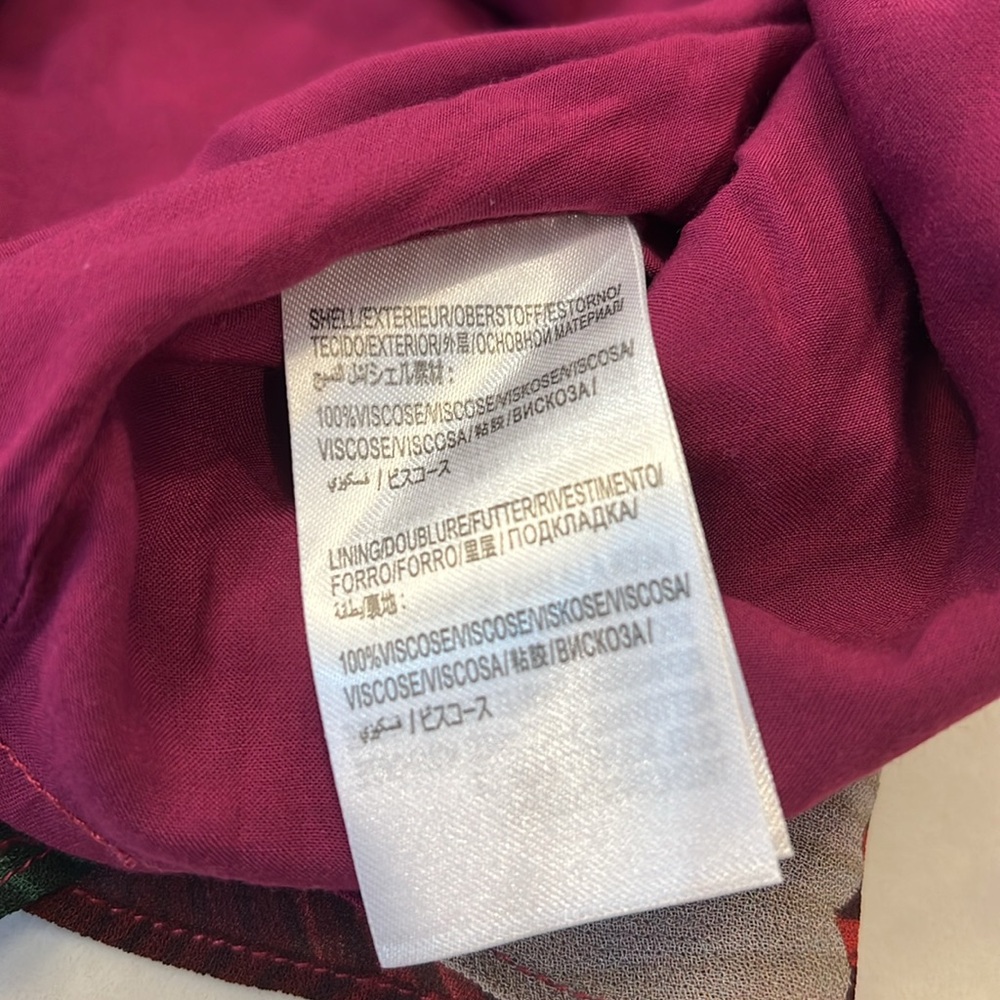 Anthropologie Farm Rio Katalina Top Long Sleeves Size Small‎ - Picture 8 of 11